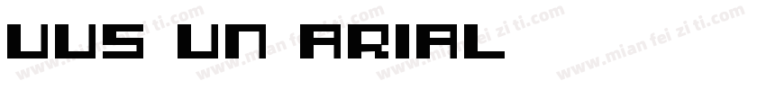 UUS UN ARIAL_5字体转换